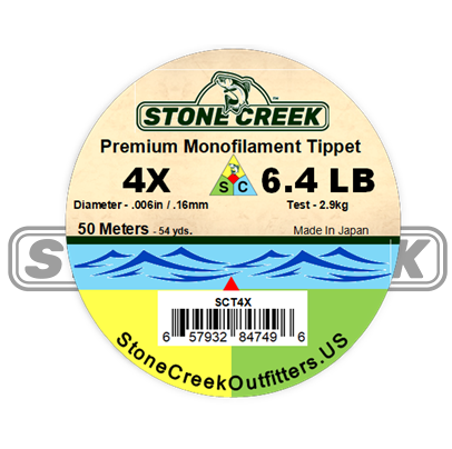 Fly Fishing Tippet  Stone Creek Outfitters