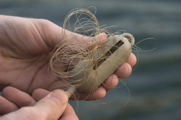 Monomaster waste line holder