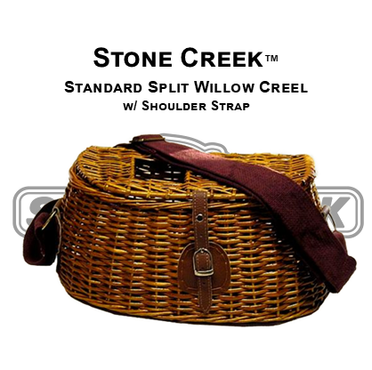 Standard Split Willow Creel w/ Strap – Stone Creek Outfitters