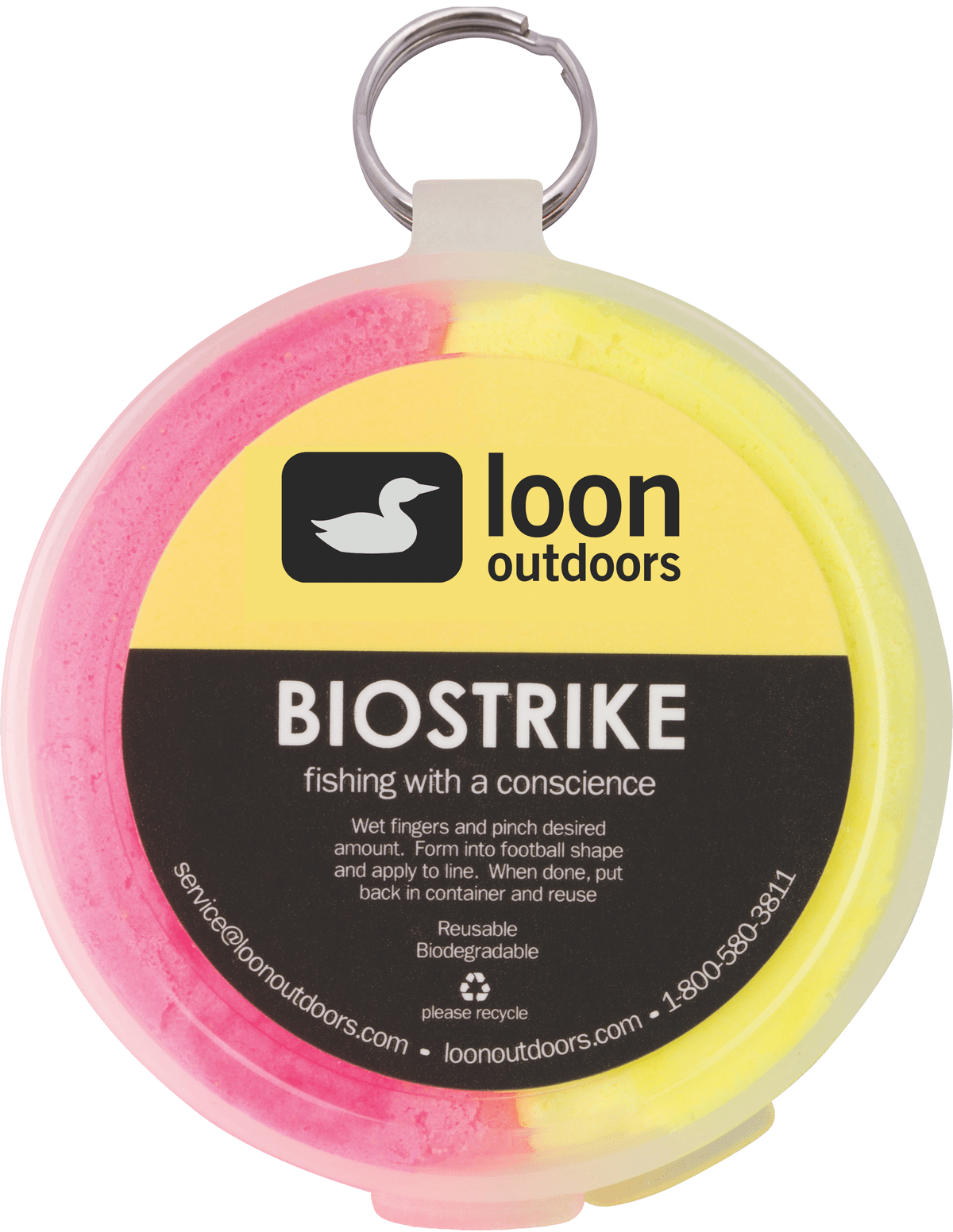 Half-used Biostrike indicator putty