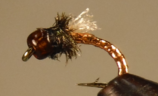 Copper Flash Midge fly