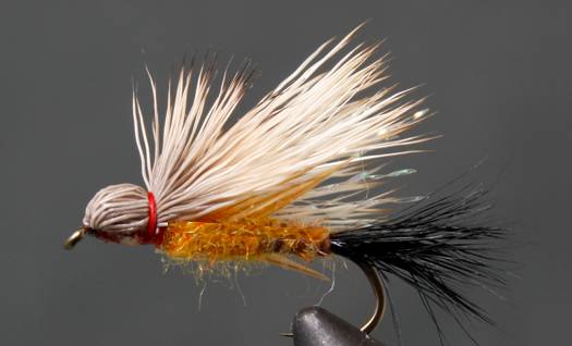 Bullet Head Orange Salmon Fly