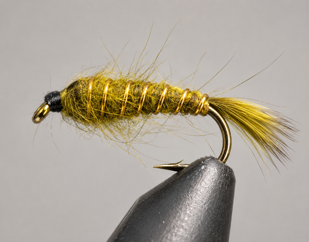 Gold Rib Hare’s Ear Nymph – Standard, Flashback & Olive