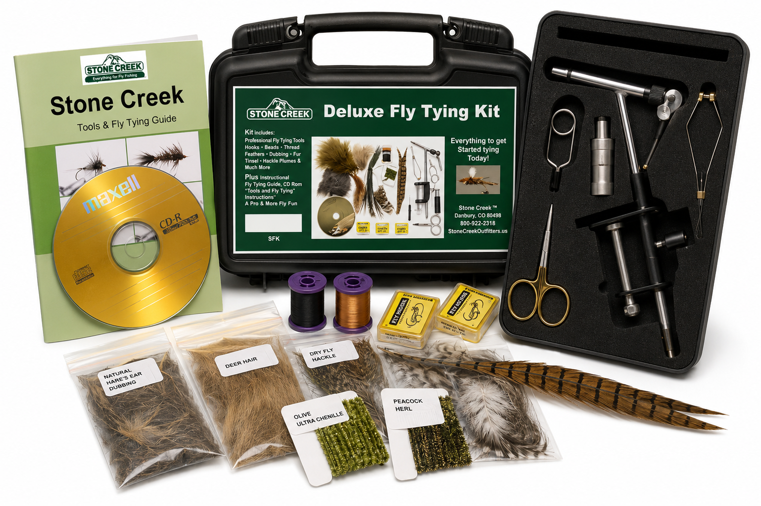 Stone Creek™ Deluxe Fly Tying Kit – Stone Creek Outfitters