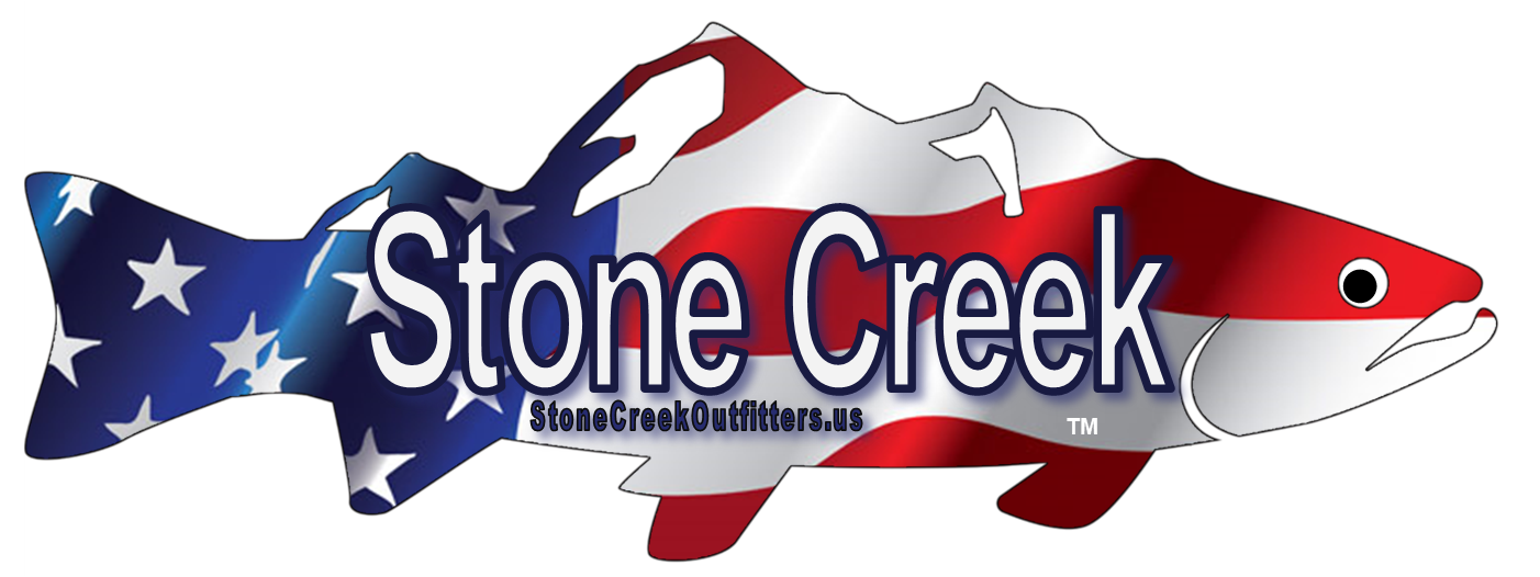 Stone Creek Outfitters - Flag / Mountain Trout Sticker