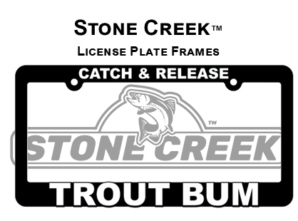 Fishing License Plate Frames – Stone Creek Outfitters