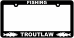 Fishing License Plate Frames