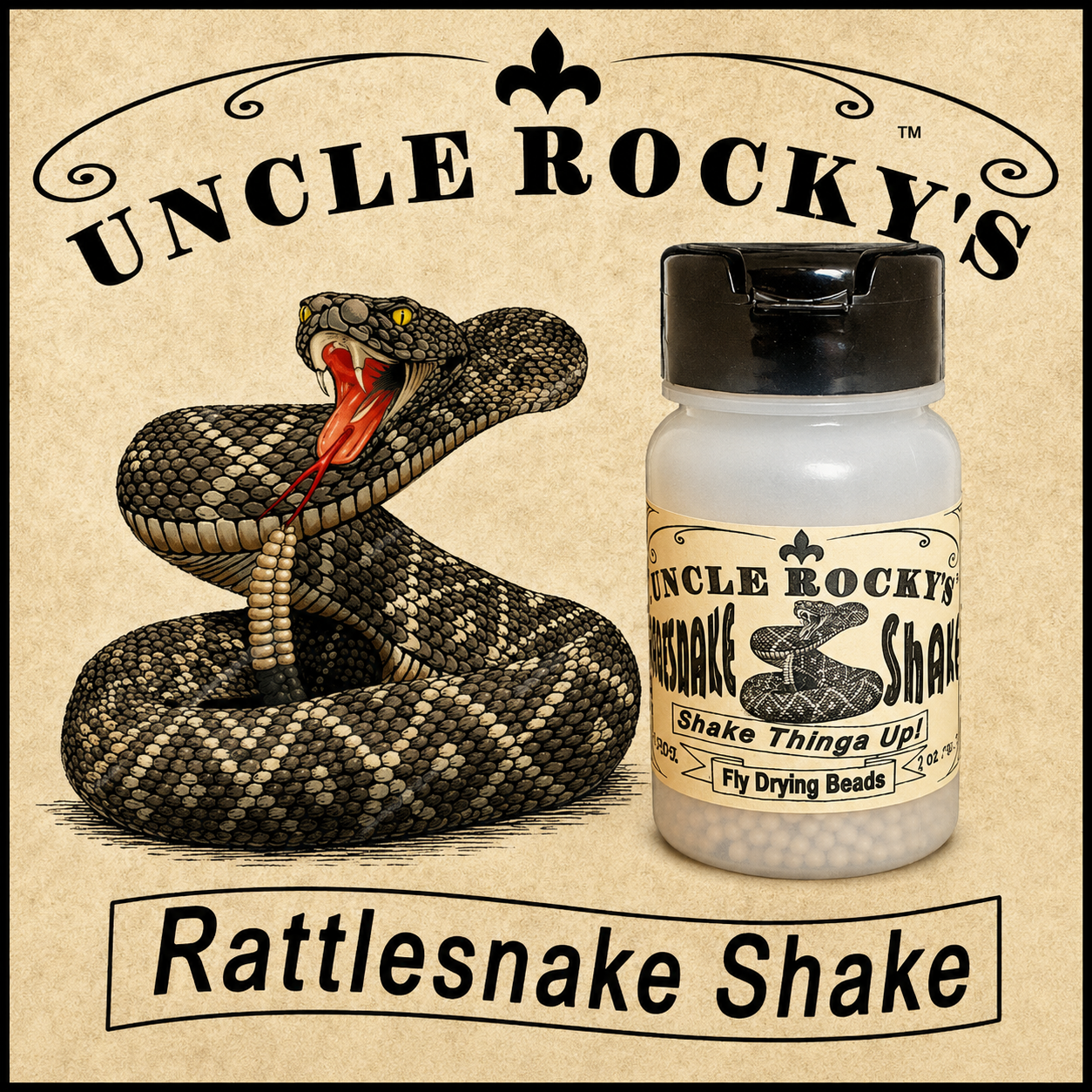 Uncle Rocky's™ Rattlesnake Shake™ – Stone Creek Outfitters